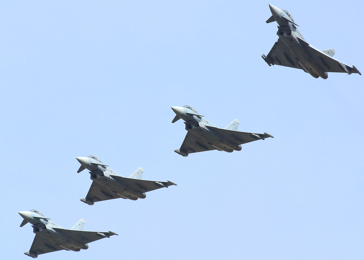 Eurofighter Typhoon - Flugansicht