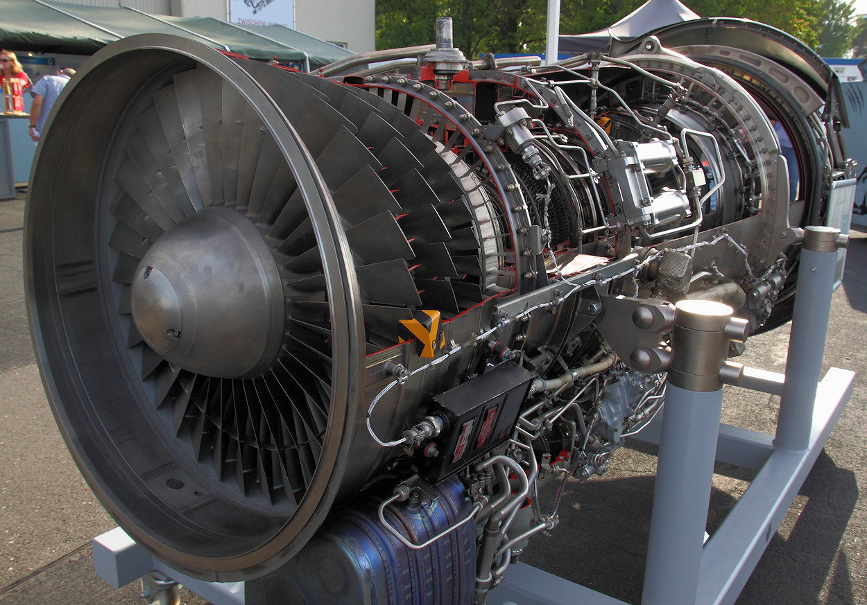 Turbo-Union RB-199 MK 103 - Turbofan in 3-Wellenbauart mit Axialverdichter, regelbarem Nachbrenner und Schubumkehr