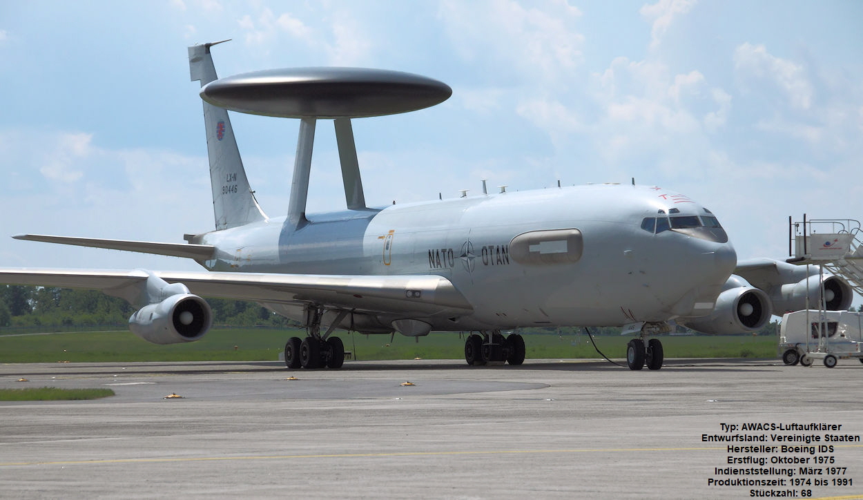 AWACS E-3A Sentry Radarflugzeug
