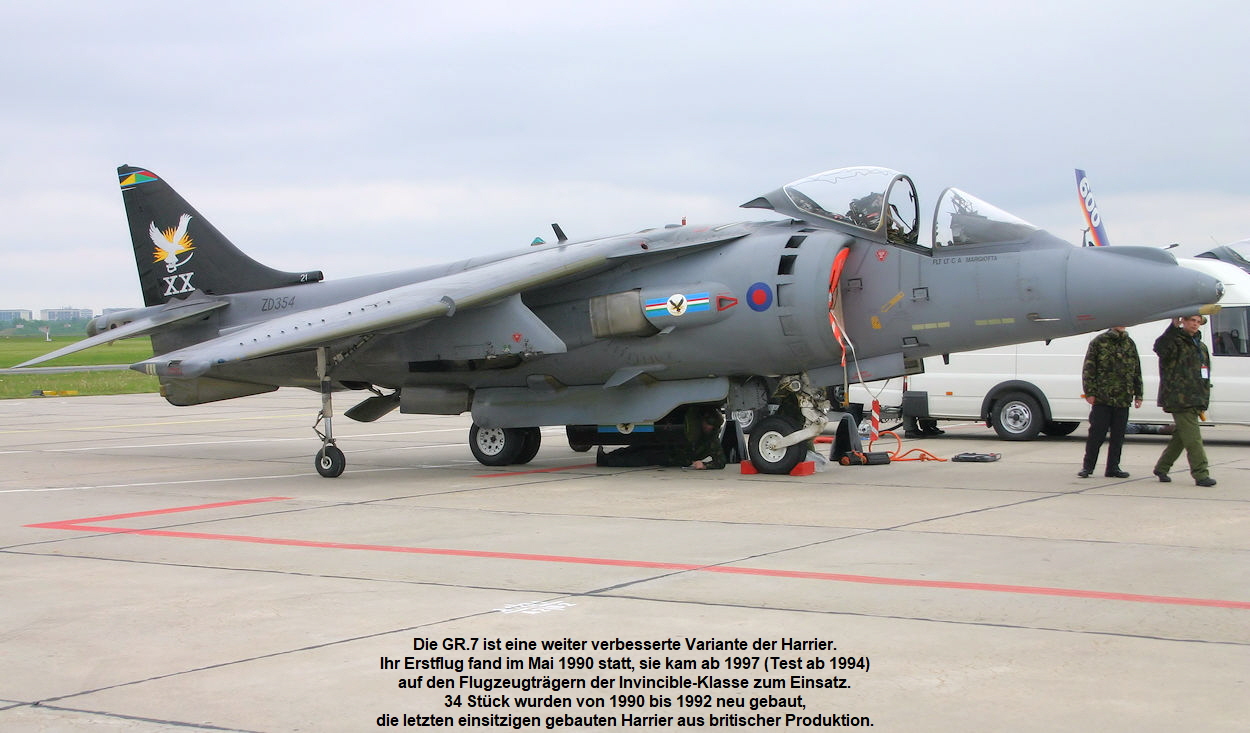 British Aerospace Harrier Senkrechtstarter