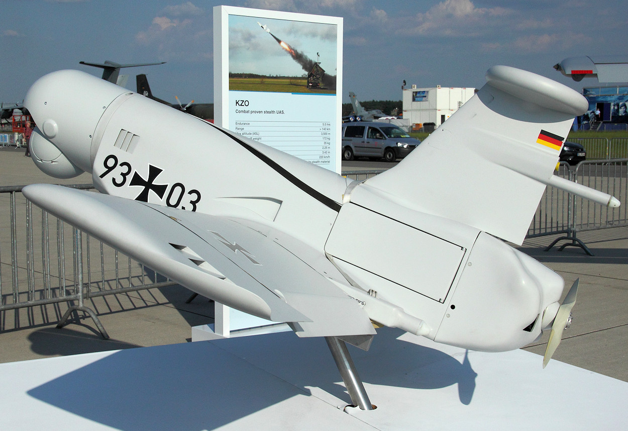 Drohne KZO - Das Aufklärungssystem liefert der Artillerie Daten