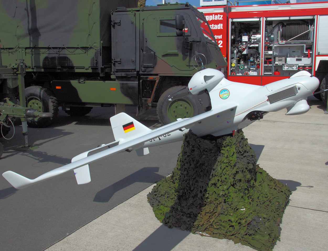 Drohne LUNA - luftgestützte Nahaufklärungsdrohne der Bundeswehr