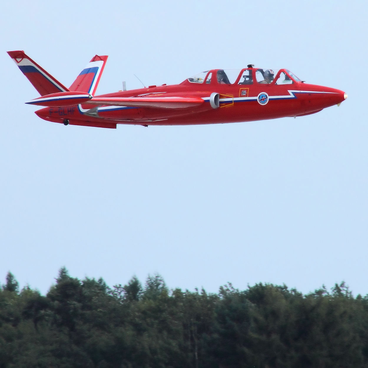 Fouga Magister C.M 170 Flugansicht