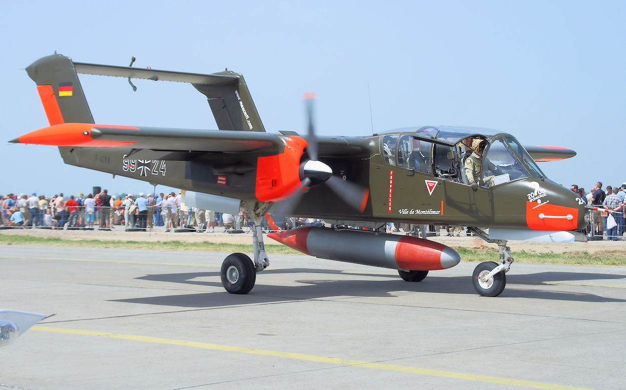 Rockwell OV-10 Bronco - 18 Zielschleppflugzeuge dieses Typs wurden für die Luftwaffe beschafft