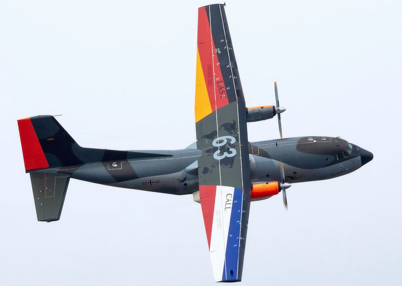 Goodbye Tour der Transall C-160 der Luftfwaffe im März 2021