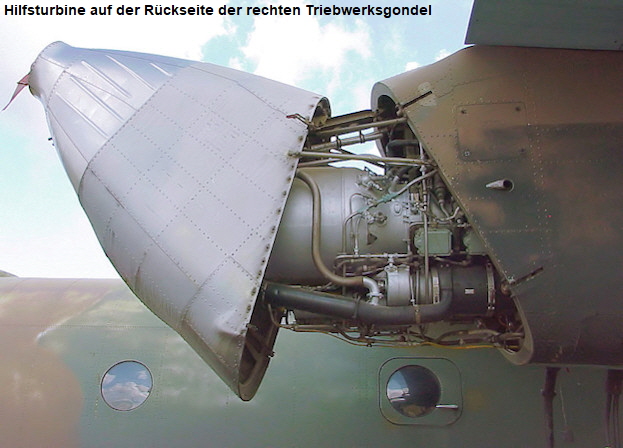 Antonow AN-26 - Hilfsturbine des Flugzeugs