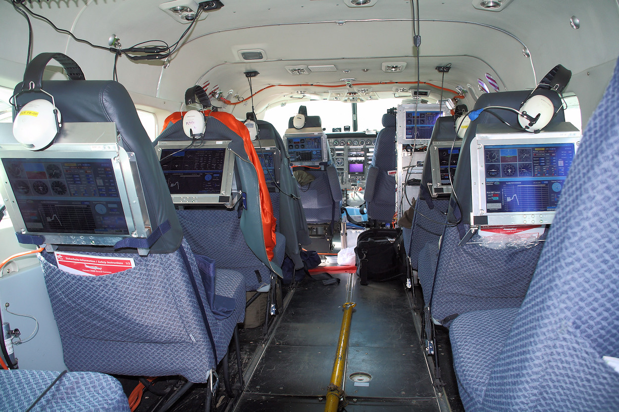 Cessna 208B Grand Caravan - Messplätze des fliegenden Hörsaal
