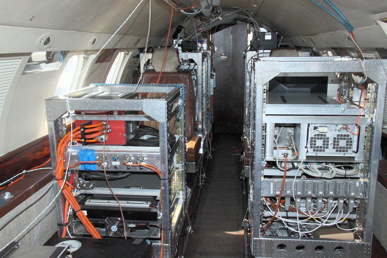 Dassault Falcon 20E - wissenschaftliche Instrumente
