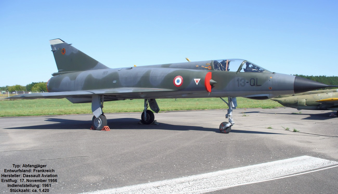 Dassault Mirage III - französisches Überschallflugzeug