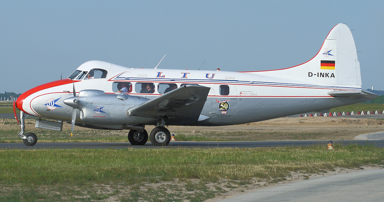 De Havilland D.H. 104 Dove - Passagierflugzeug der LTU