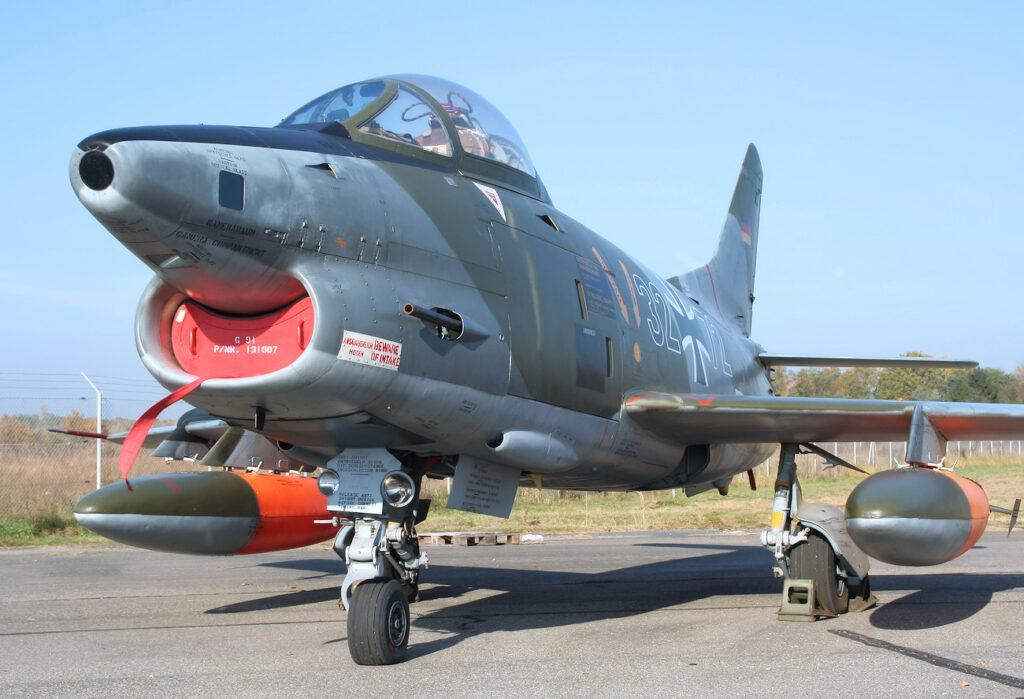 Fiat G.91 R3 Gina - Kampfflugzeug der Bundesluftwaffe von 1961