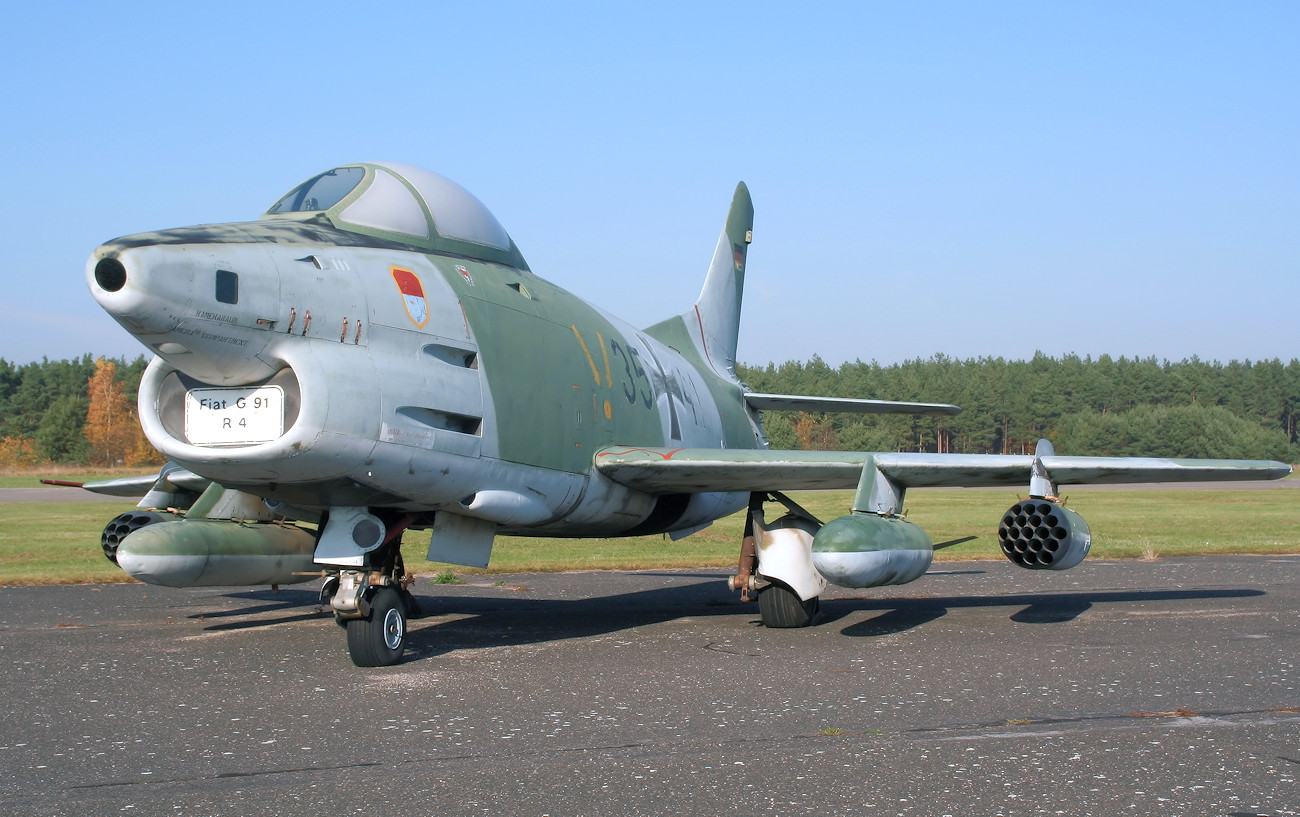 Fiat G 91 R4 - Kampfflugzeug