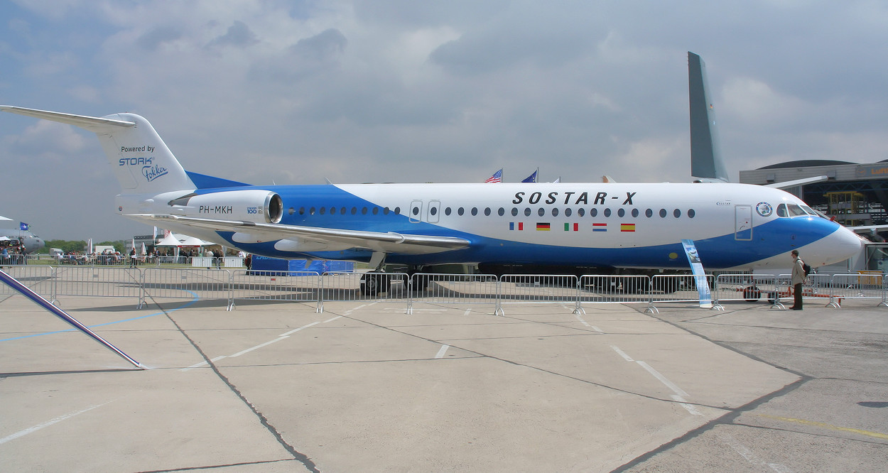 Fokker 100 SOSTAR-X Forschungsflugzeug
