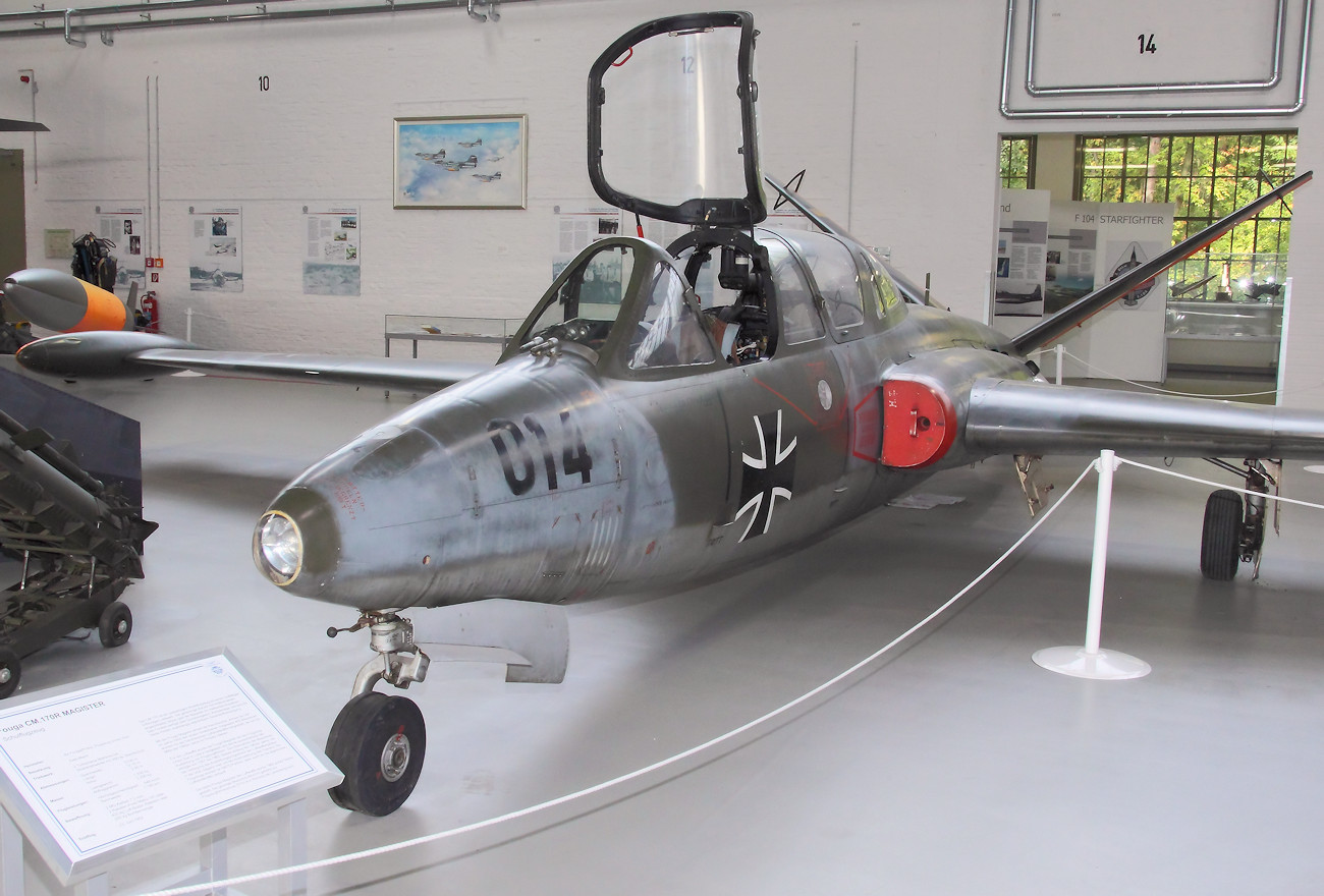 Fouga Magister C.M 170 R im Luftwaffenmuseum