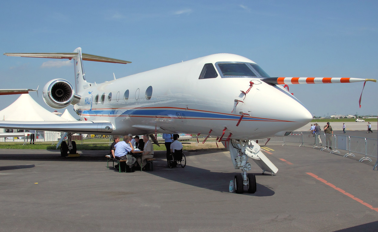 Gulfstream G550 HELO - Forschungsflugzeug der DLR zur Atmosphärenforschung