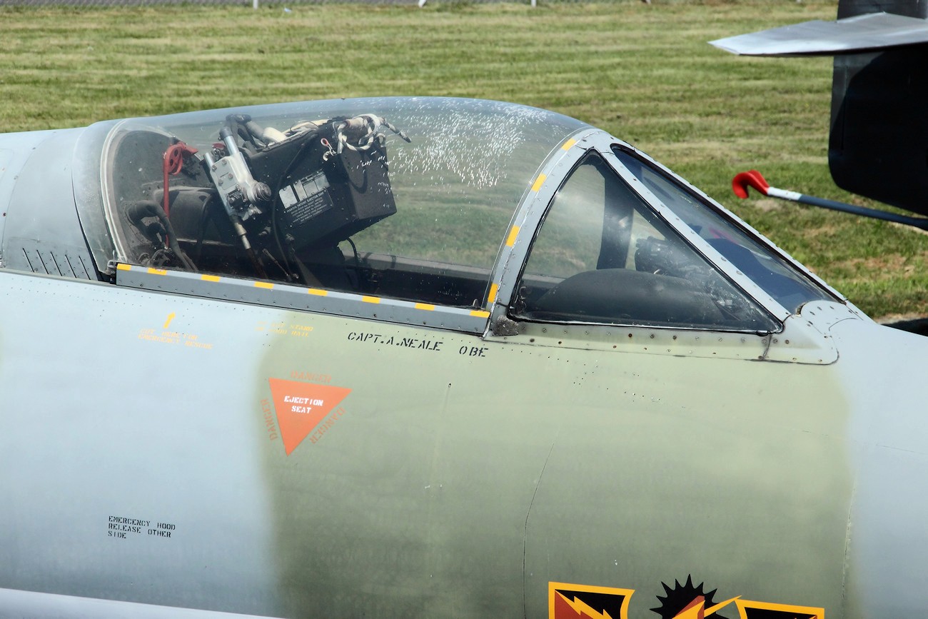Hawker Hunter - Cockpitansicht