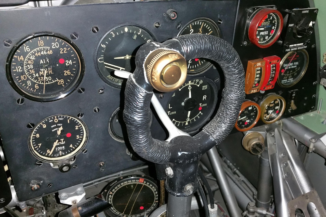 Hawker Hurricane - Cockpit-Detail