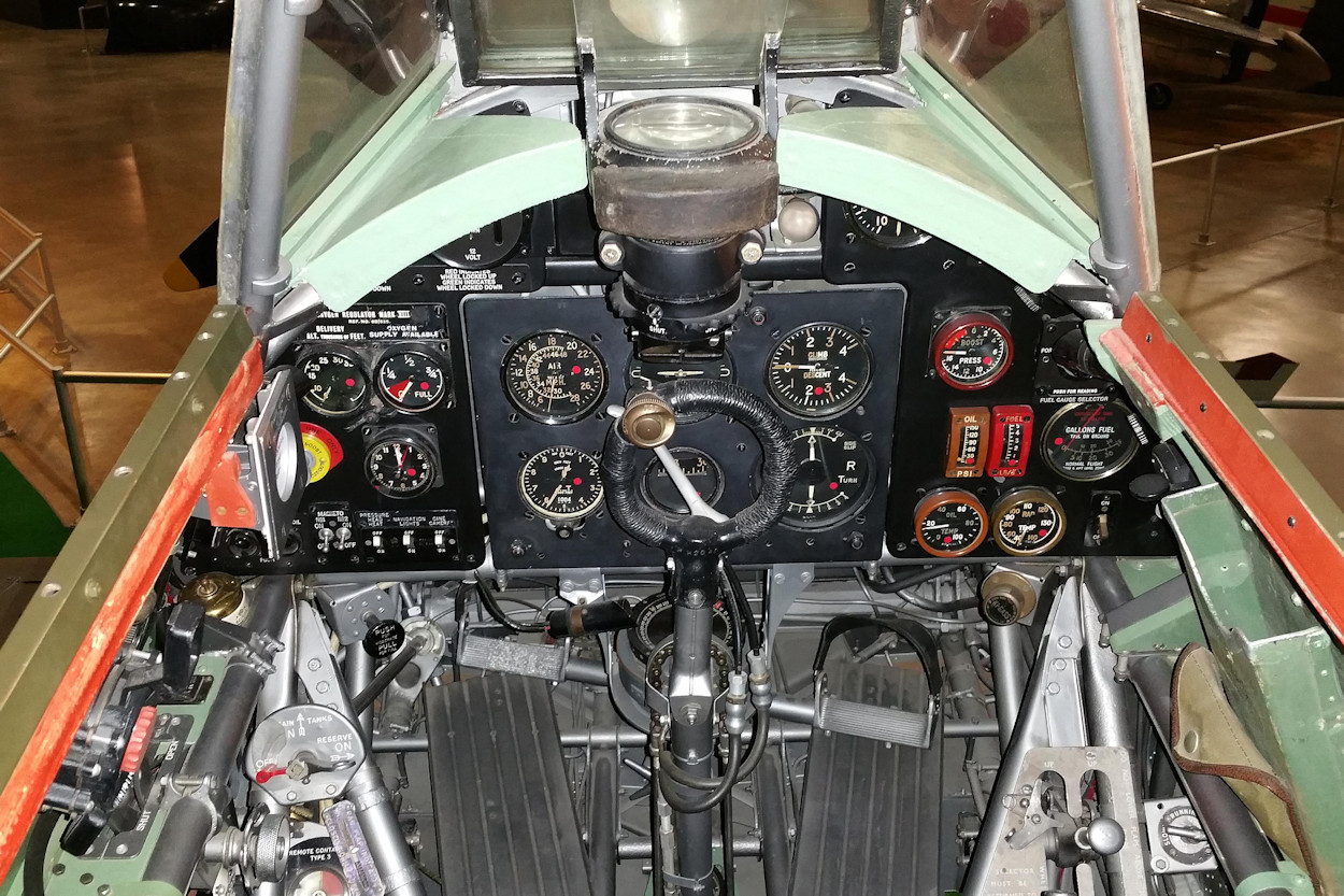 Hawker Hurricane - Cockpitansicht