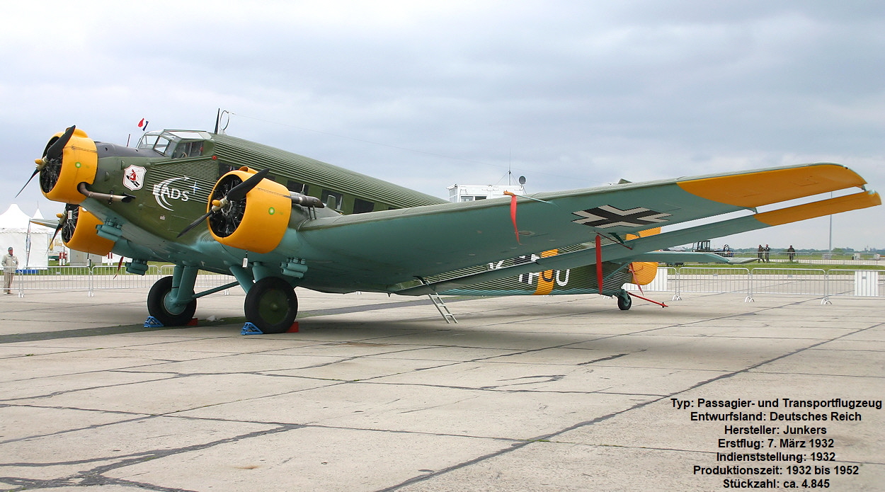 JU-52 - Wellblech-Flugzeug