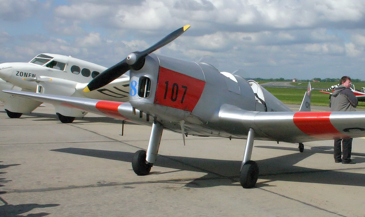 Kramme & Zeuthen SAI KZ II Trainer - dänisches Trainingsflugzeug von 1946