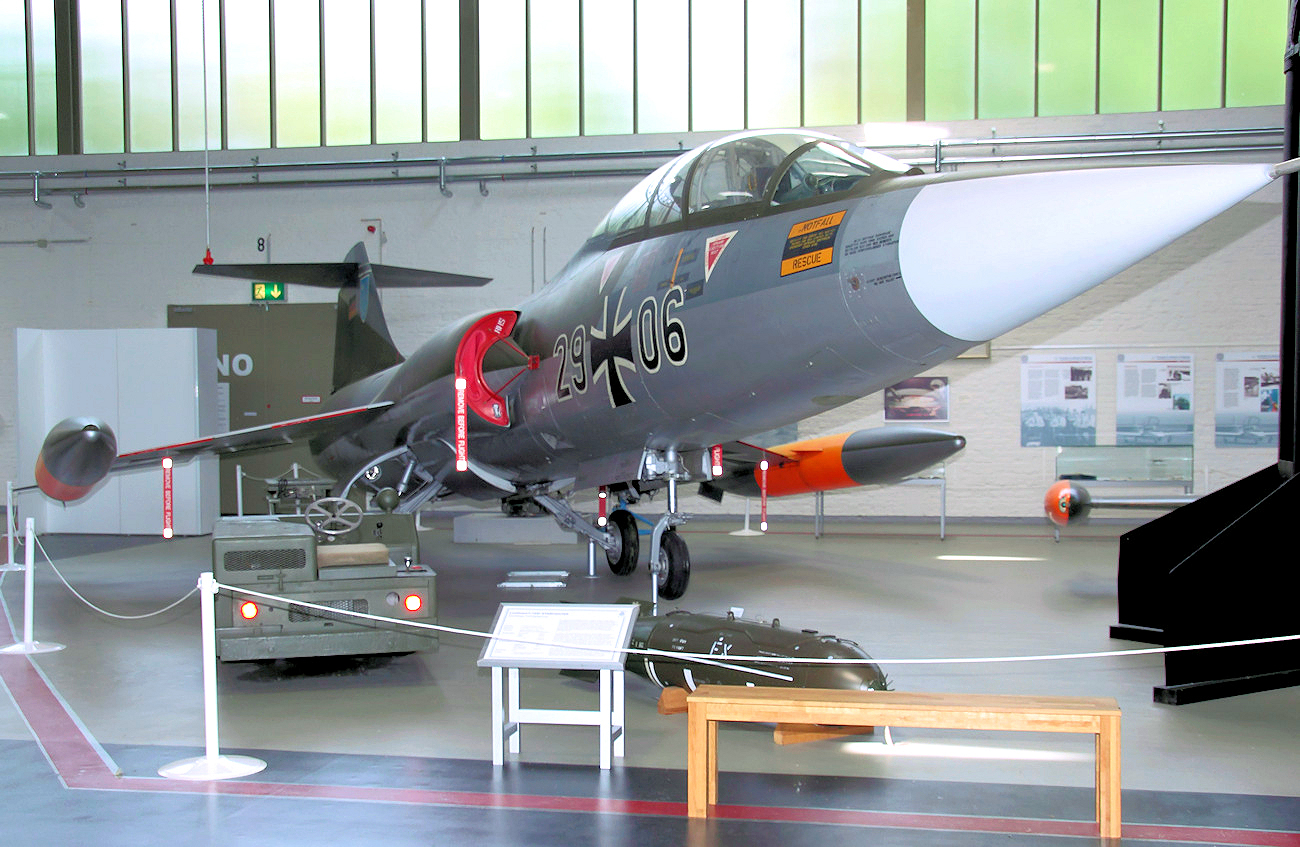 Lockheed F-104 F Starfighter - doppelsitzige Trainerversion der Bundesluftwaffe