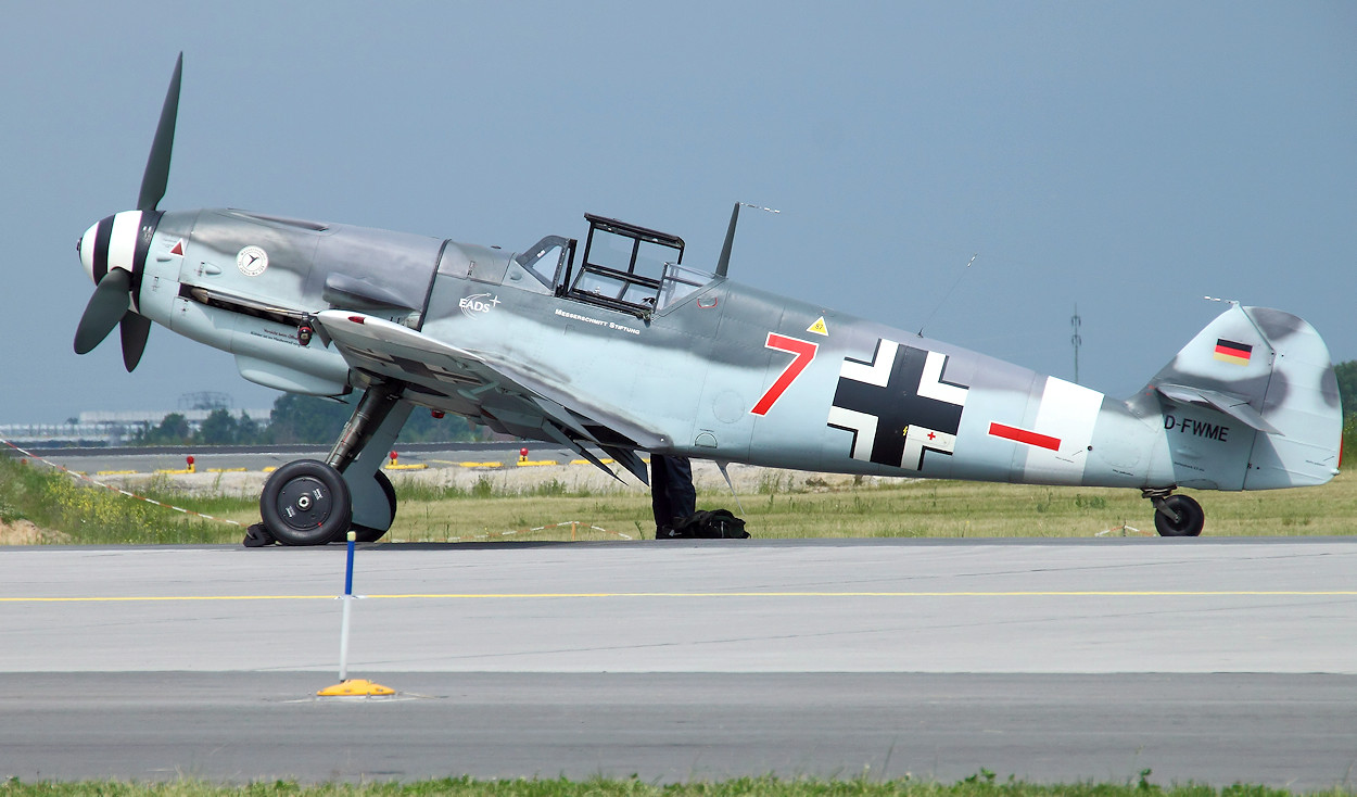 Messerschmitt Bf 109 - Seitenansicht