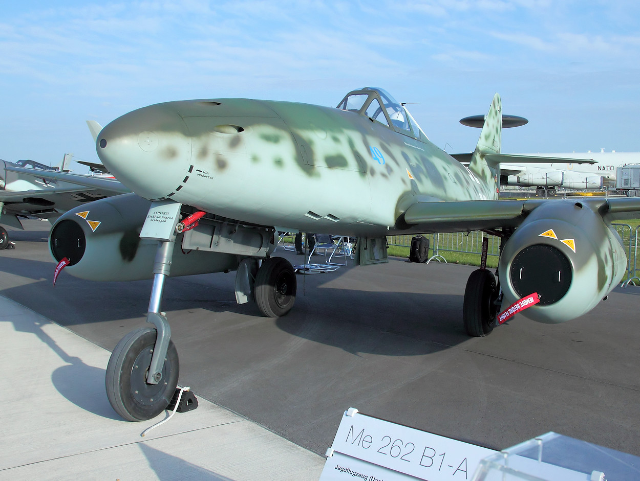 Messerschmitt Me 262 Schwalbe - Bugansicht