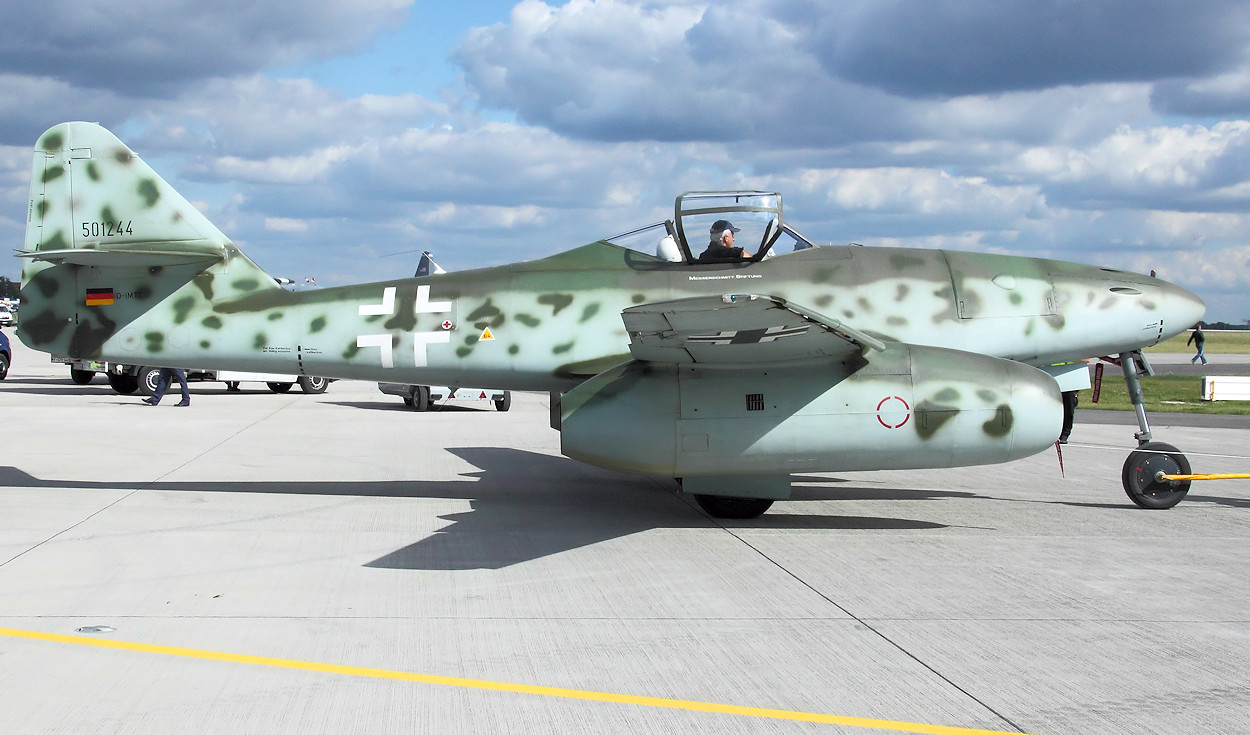 Messerschmitt Me 262 Schwalbe - Seitenansicht