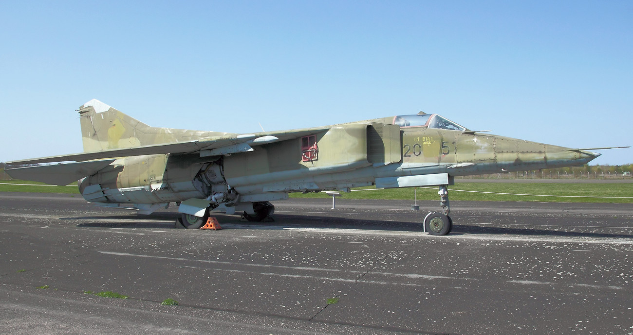 MiG-23 BN - Jagdbomber mit Schwenkflügel der 3. Generation