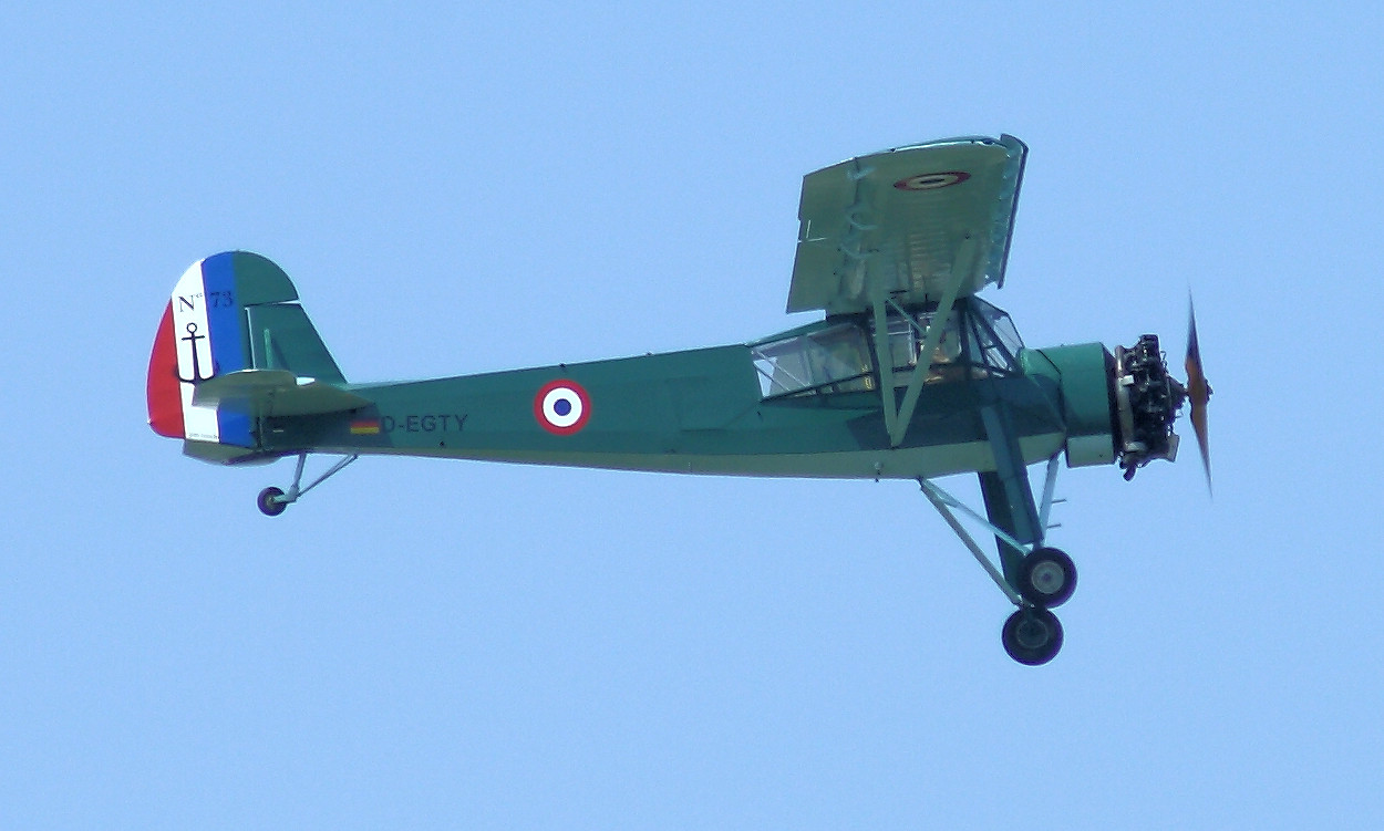 Morane Saulnier MS 505 - Flugansicht