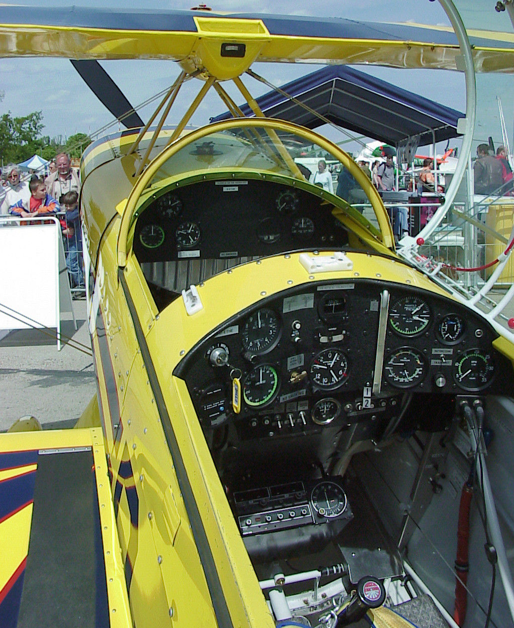 Pitts S-2B - Cockpit