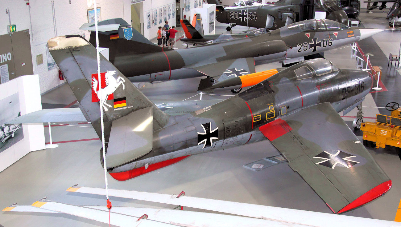 Republic F-84 F Thunderstreak - Luftwaffenmuseum