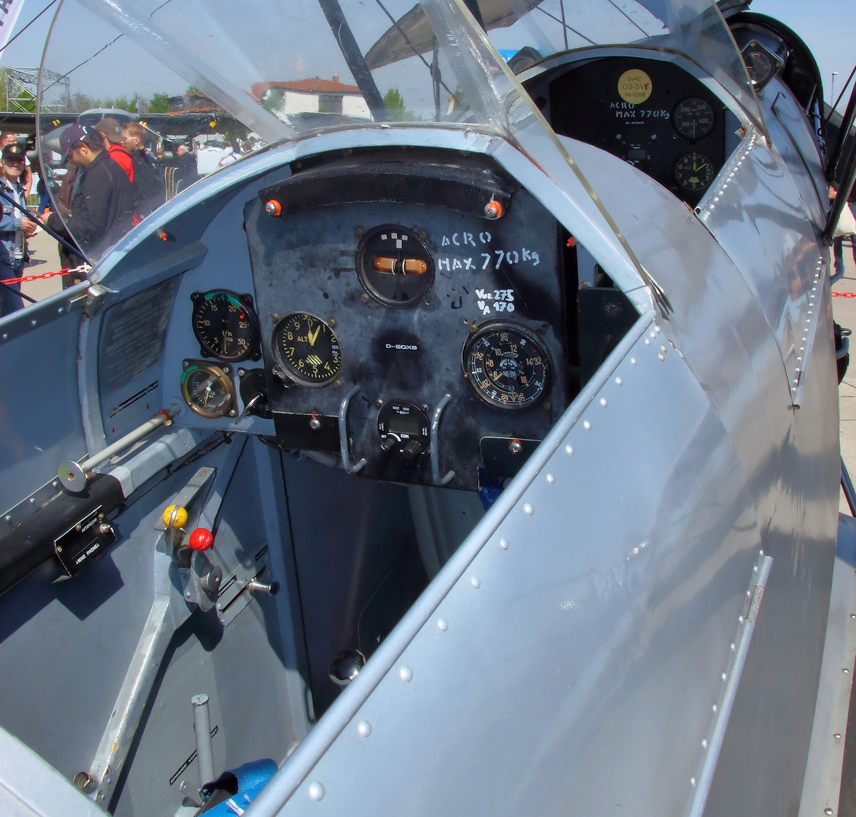 Stampe SV 4C - Cockpit hinten