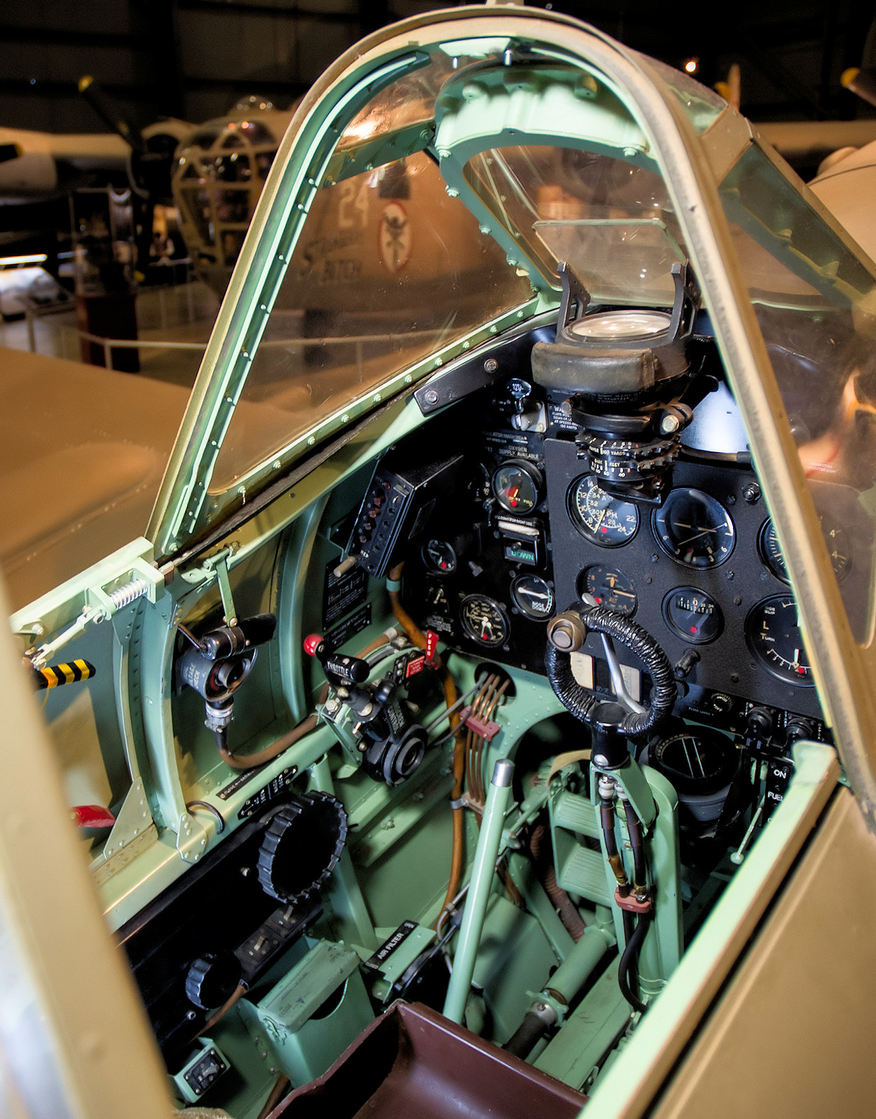 Supermarine Spitfire Mk.Vc - Cockpitansicht