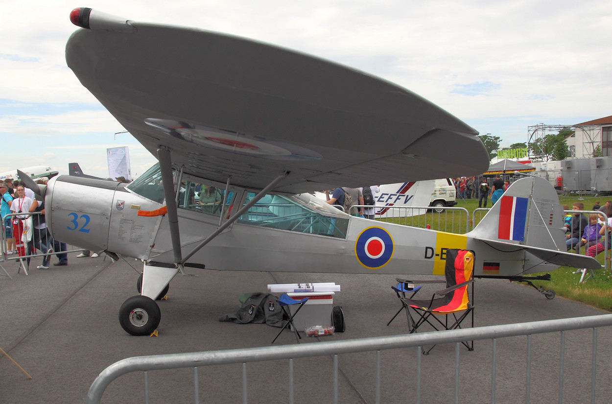 Taylorcraft Auster Mk.V - Seitenansicht des Flugzeugs