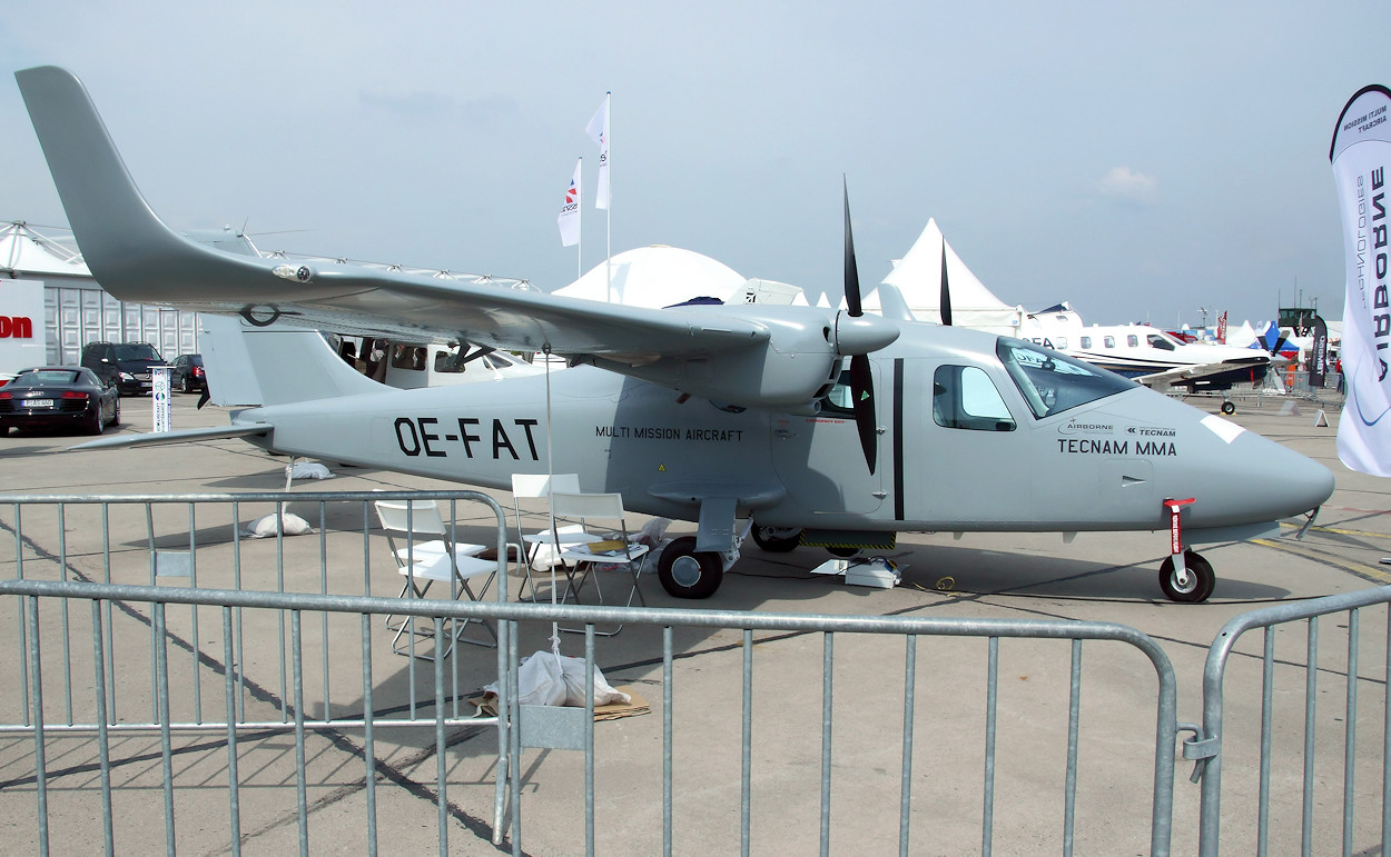 Tecnam MMA - Multi Mission Aircraft - Von Airborne Technologies aus Österreich entwickeltes Flugzeug