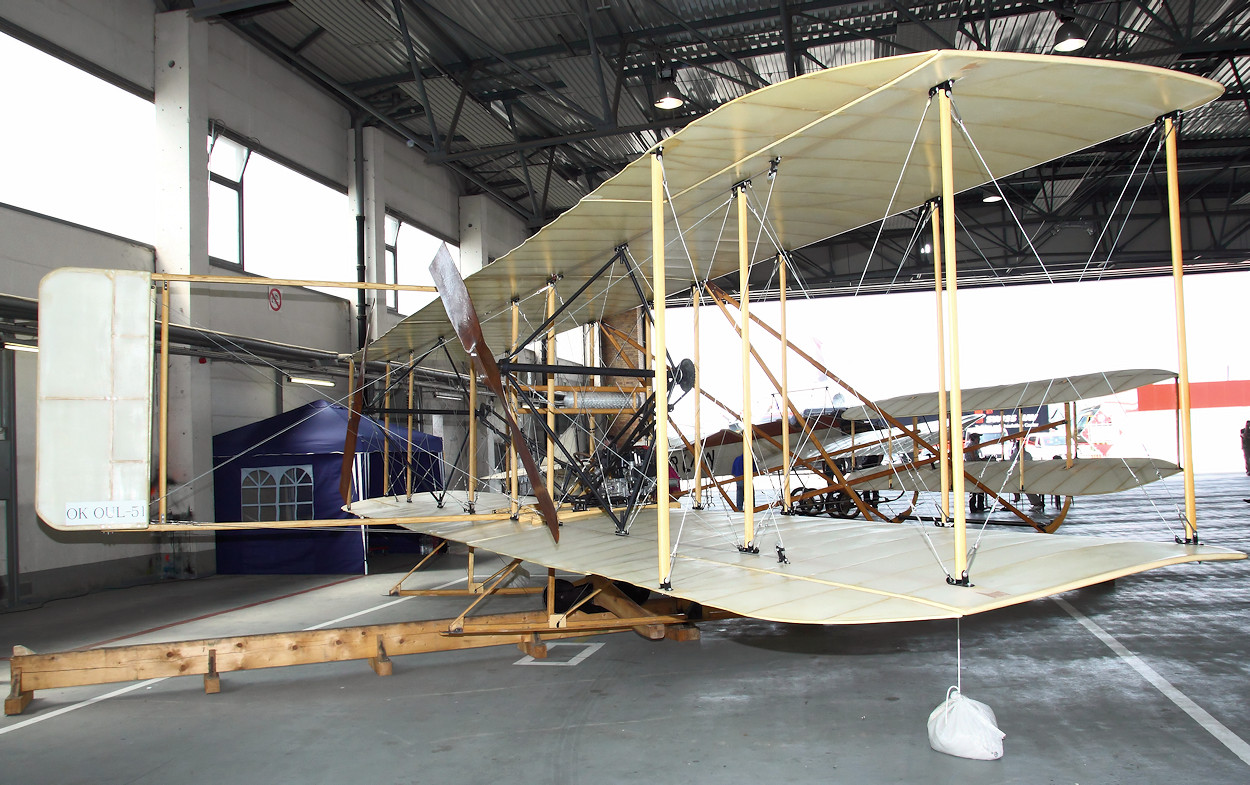 Wright Flyer III - eines der ersten Motorflugzeuge der Gebrüder Wright