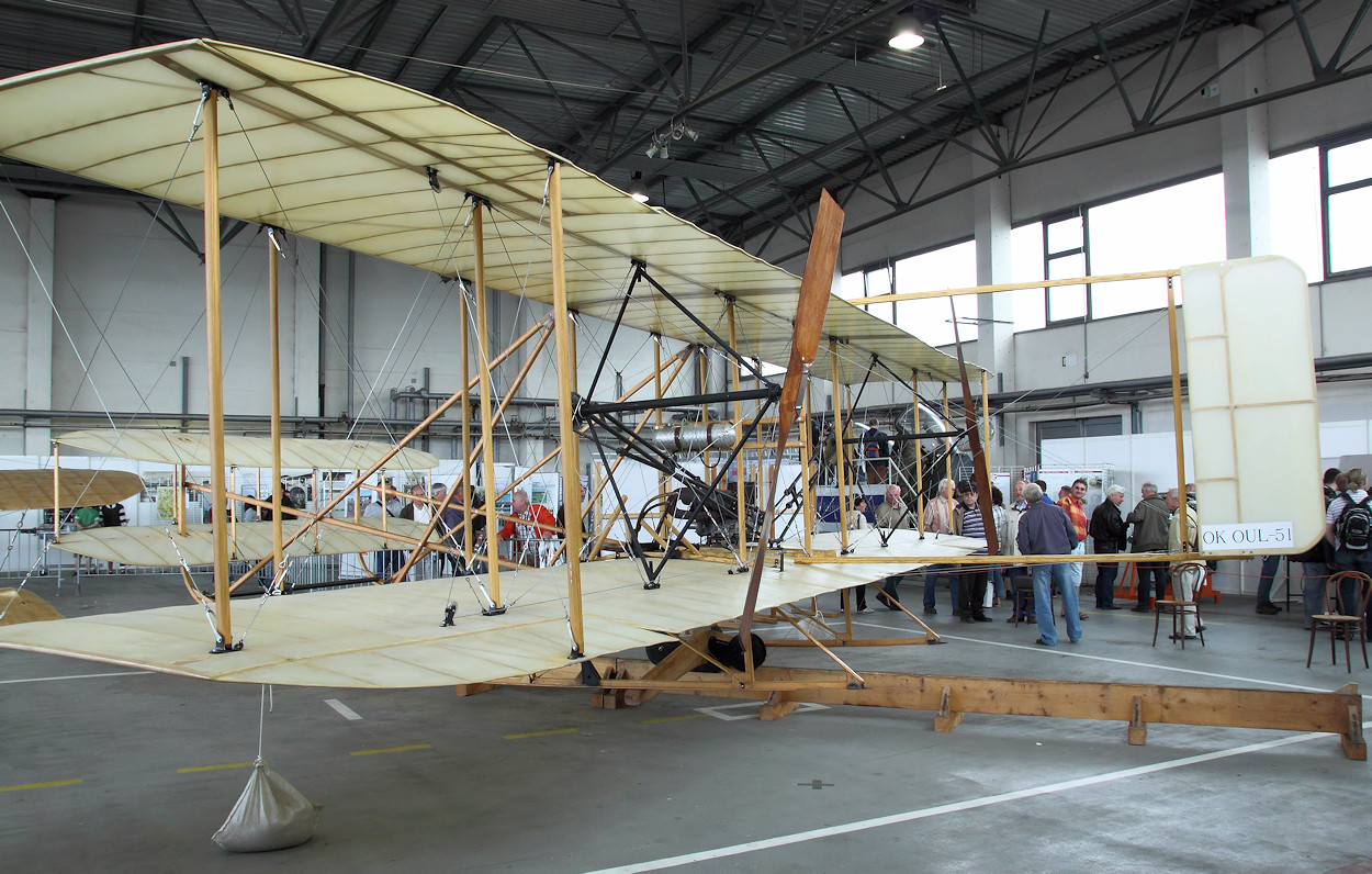 Wright Flyer III - eines der ersten Motorflugzeuge der Gebrüder Wright von 1905