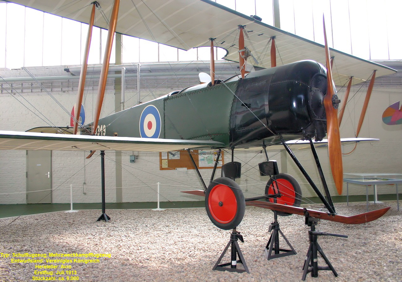 AVRO 504 Aufklärungsflugzeug