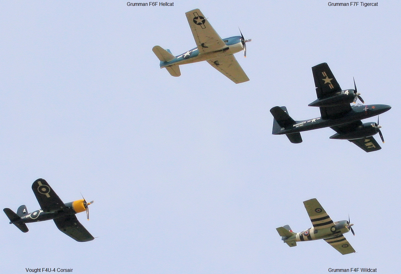 Abschiedsparade - der Hellcat in Duxford