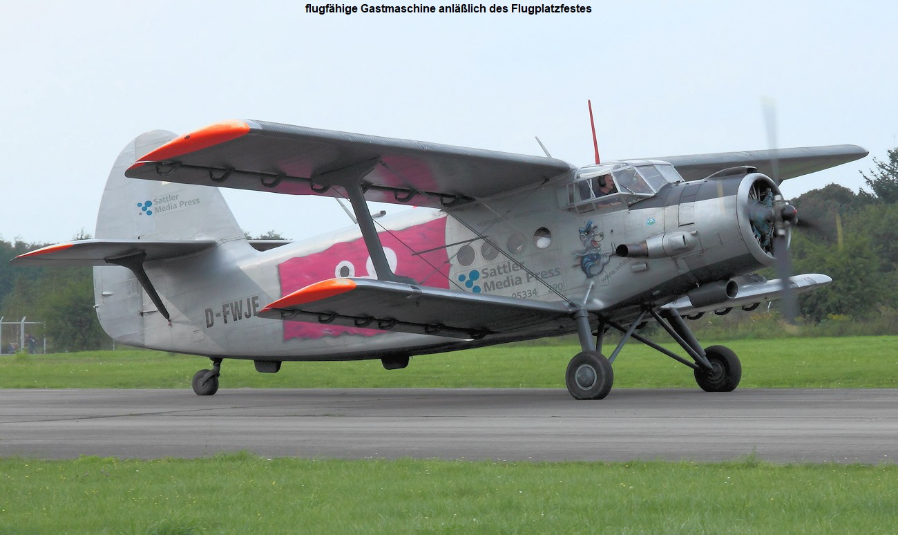 Antonow AN-2 - Kennung D-FWJE