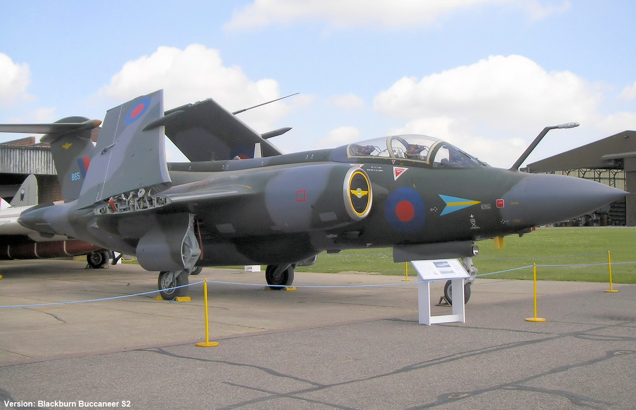 Blackburn Buccaneer - Kampfflugzeug in Imperial War Museum