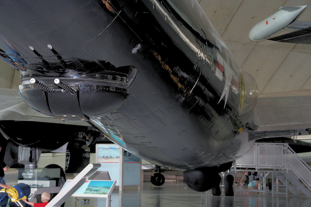 Boeing B-29 Superfortress Geschütz im Rumpfboden