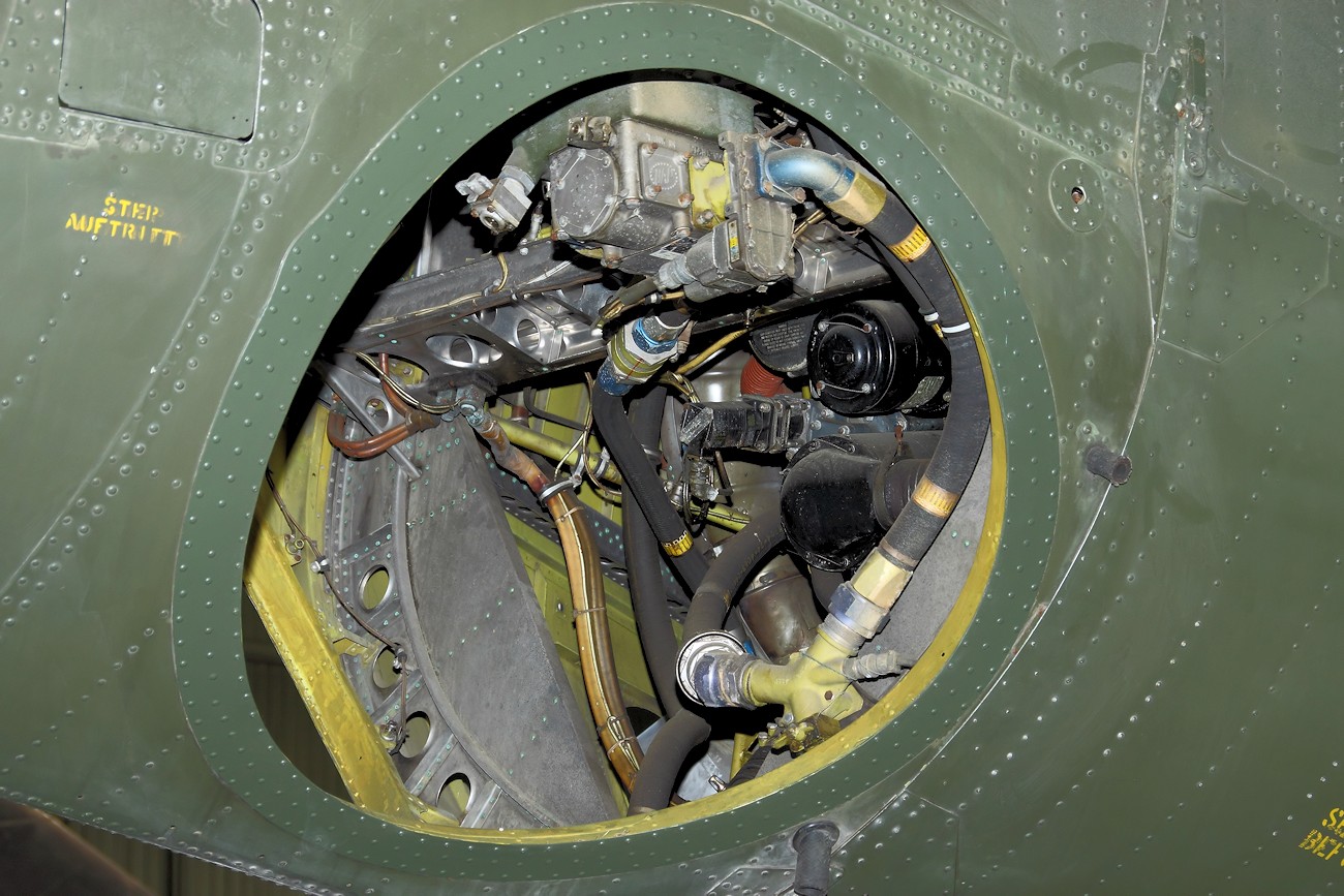 Boeing-Vertol H-21 - Getriebedetail