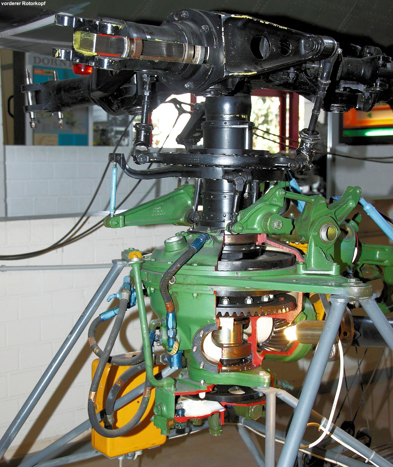 Boeing-Vertol H-21 - vorderer Rotorkopf