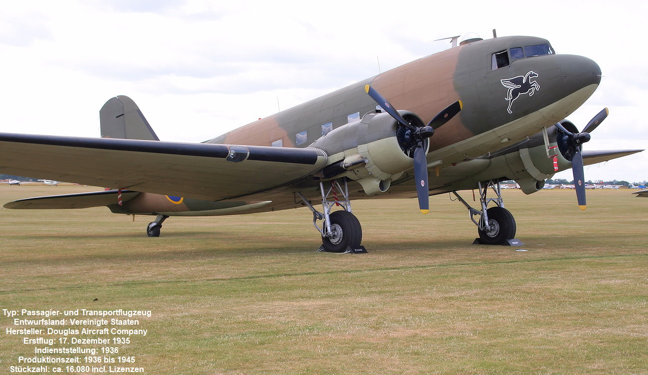 Douglas C-47 Dakota Transportflugzeug