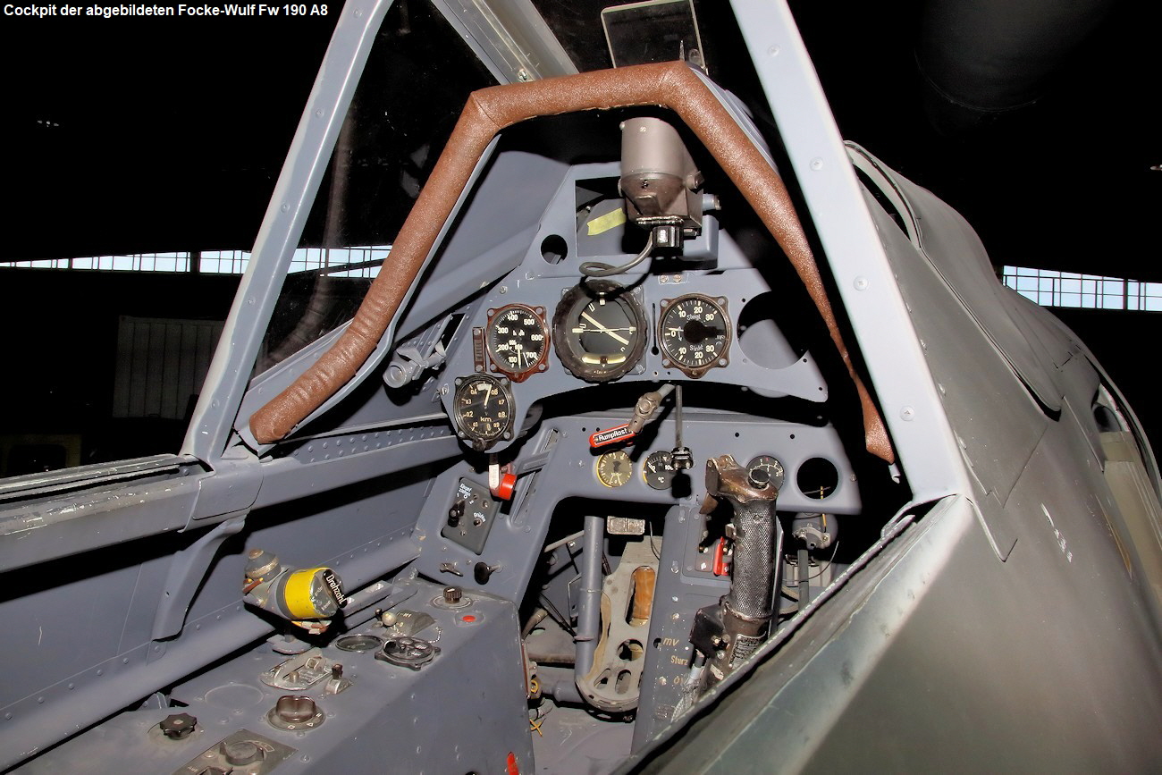 Focke-Wulf Fw 190 A8 - Cockpit