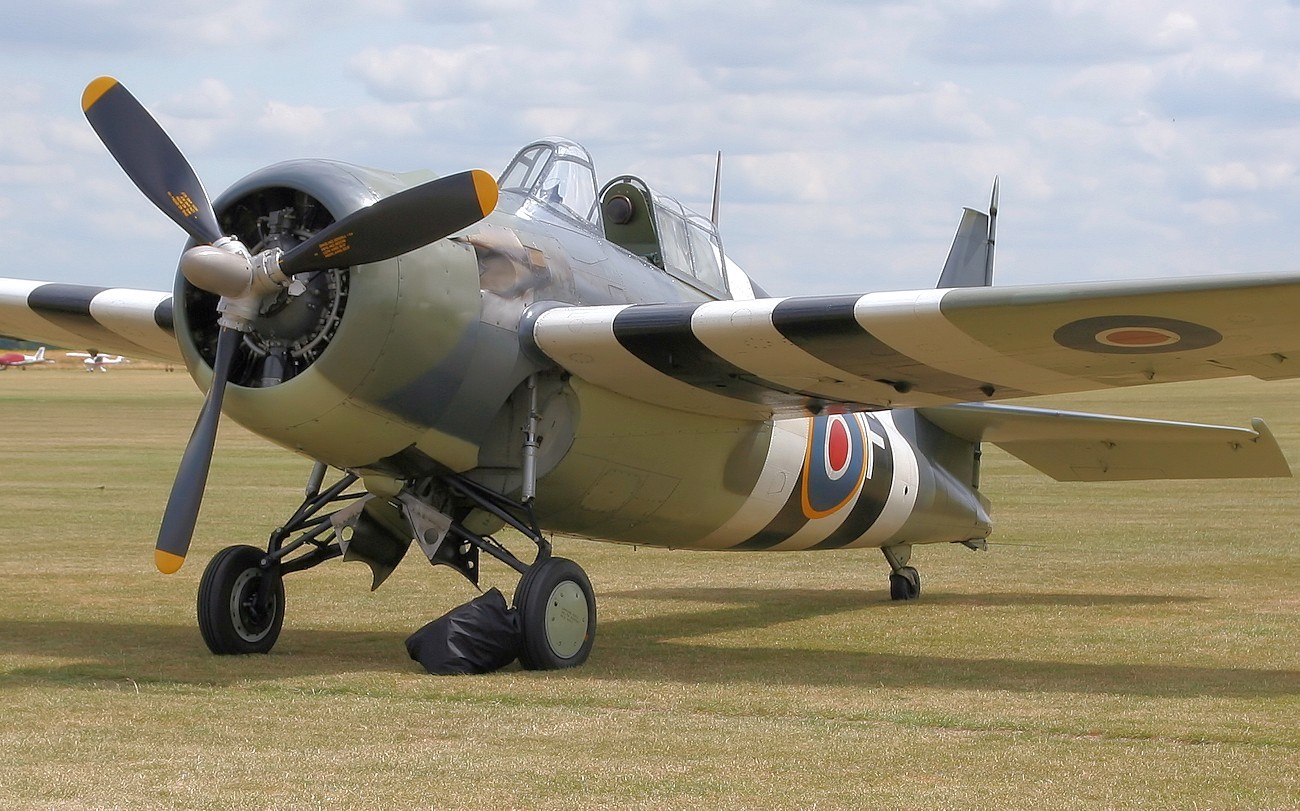 Grumman F4F Wildcat - trägergestütztes Jagdflugzeug der United States Navy