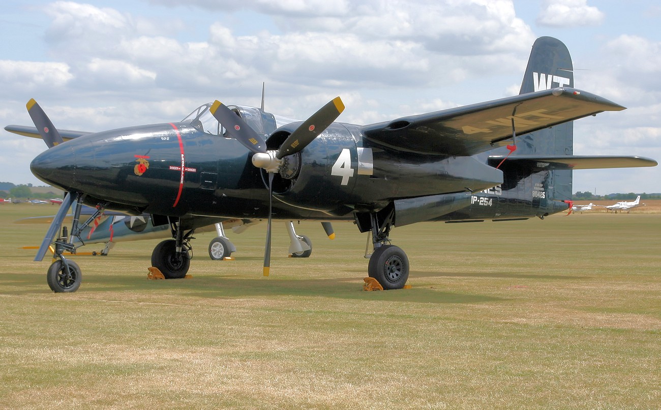 Grumman F7F Tigercat - schweres Jagdflugzeug und Angriffsflugzeug