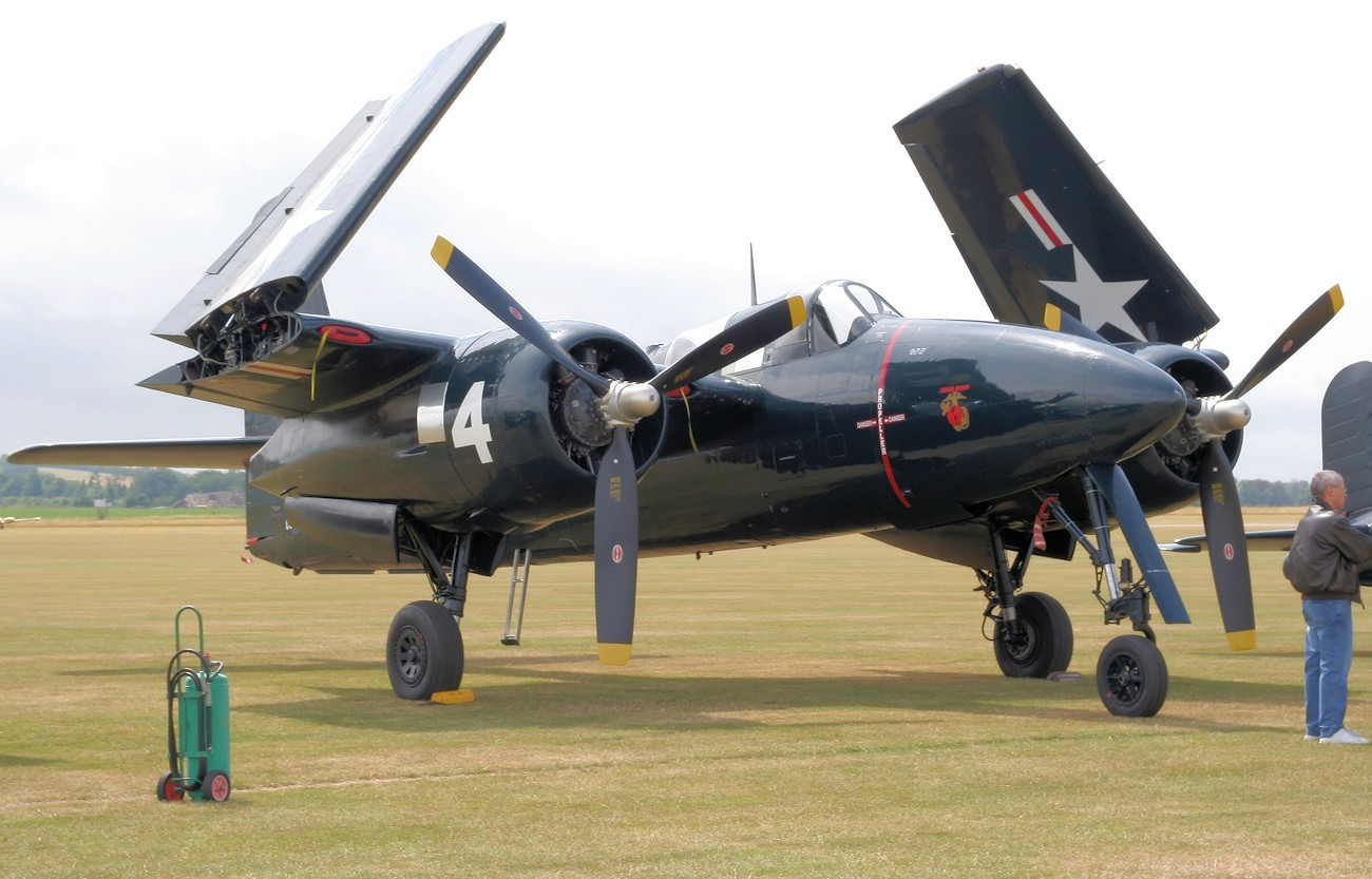 Grumman F7F Tigercat - Klappflügel